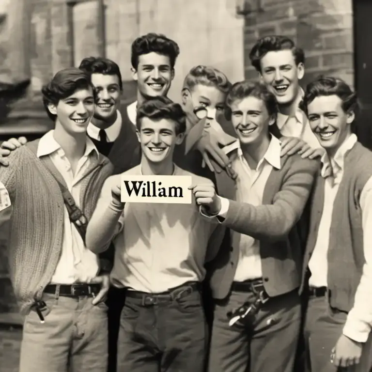 Visual representation of "willy" - A short version of the male name William.