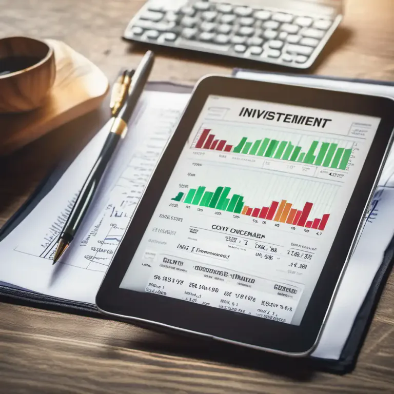 Visual representation of "gain on" - To make financial profit or increase in value