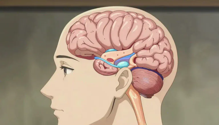 Visual representation of "subarachnoid" - Referring to the space between the arachnoid membrane and the pia mater of the brain and spinal cord.