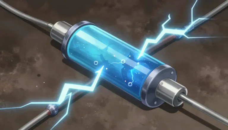 Visual representation of "electrochemical" - Relating to the chemical changes caused by electricity or the electrical changes caused by chemical reactions.
