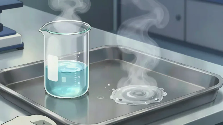 Visual representation of "hydrochloric" - Hydrochloric refers to hydrochloric acid, a strong, corrosive acid commonly used in laboratories and industries.