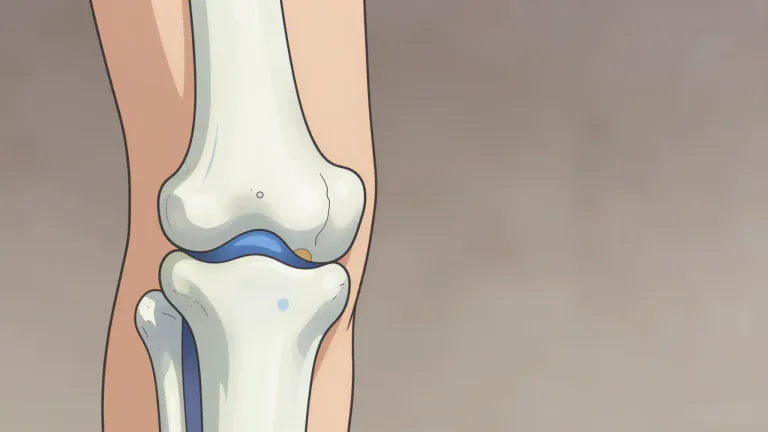 Visual representation of "osteochondral" - Relating to both bone and cartilage.