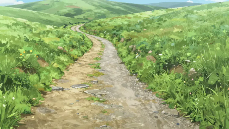 Visual representation of "byway" - A secondary or less important road or path, often not as smooth or well-constructed as main roads.