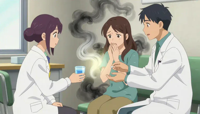 Visual representation of "anxiolytic" - A medication or treatment that helps to reduce anxiety.