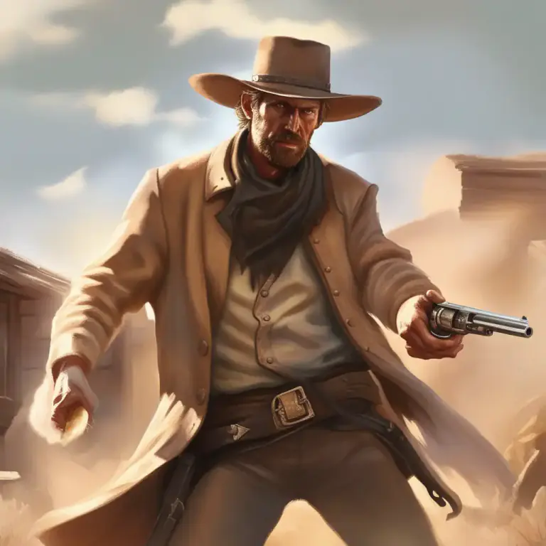 Visual representation of "be quick/fast on the draw" - To be quick to use a weapon, especially a gun