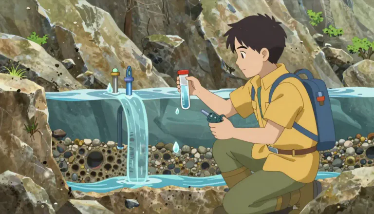 Visual representation of "hydrogeologist" - A hydrogeologist is a scientist who studies the underground water supply and how it works.