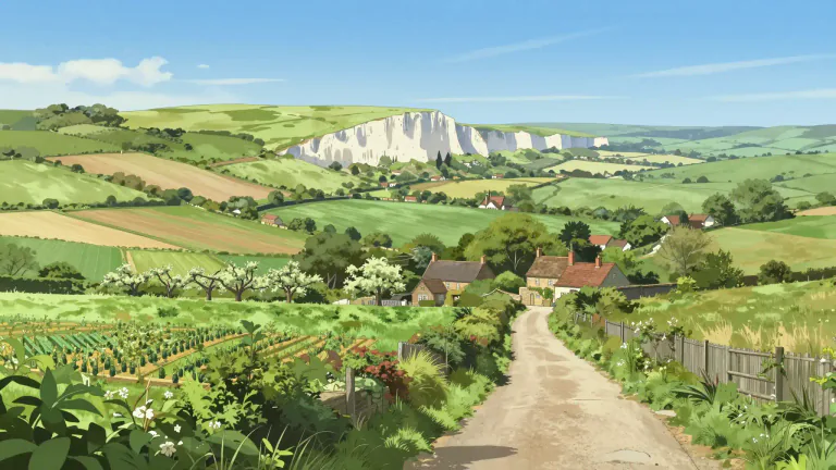 Visual representation of "kentish" - Of or relating to the county of Kent in England.