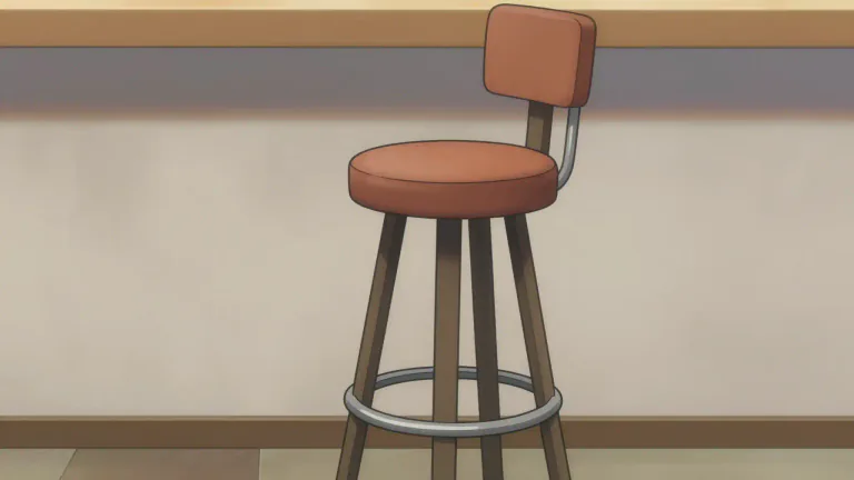 Visual representation of "barstool" - A barstool is a tall seat designed for sitting at a bar, counter, or high table, usually having a footrest and sometimes a back.