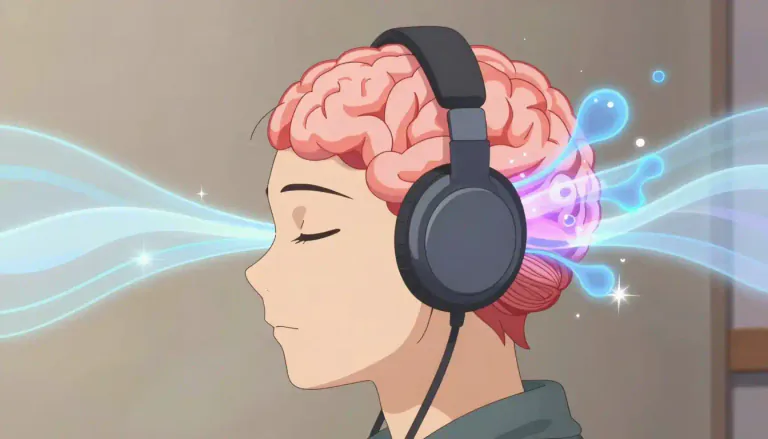 Visual representation of "psychoacoustic" - Psychoacoustic relates to the way humans perceive and respond to sound, based on how our brain interprets auditory information.