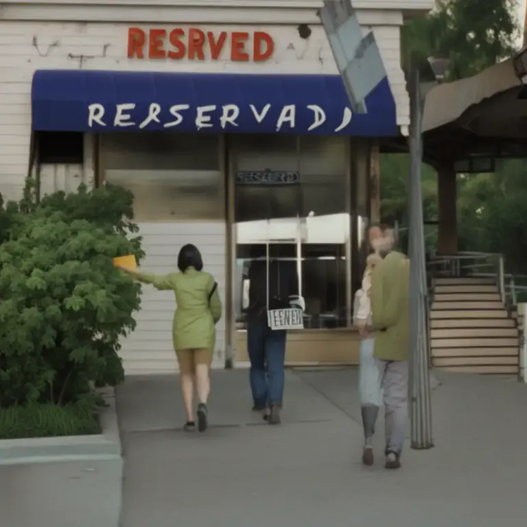 Visual representation of "reserve" - To keep something for a specific future use.
