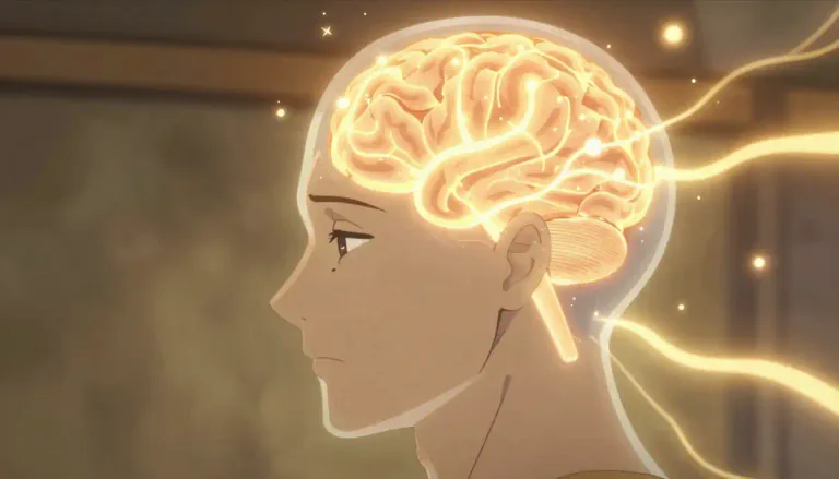 Visual representation of "serotonin" - A chemical in the brain that affects feelings and behaviour.