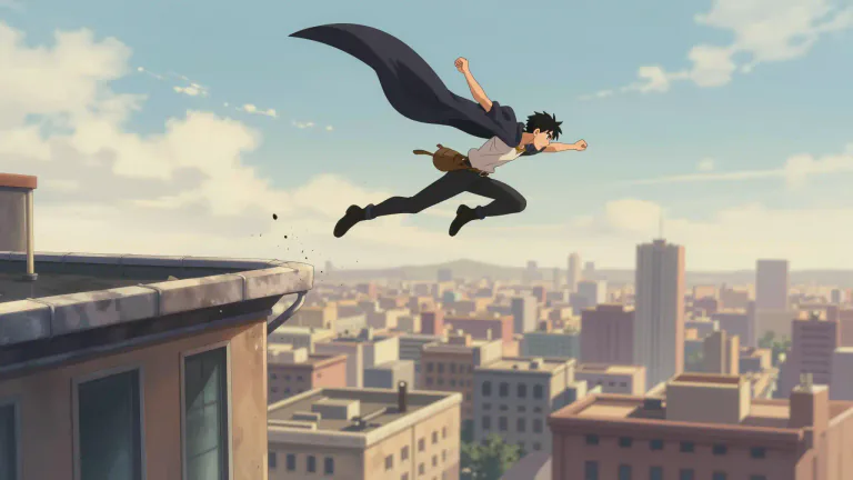 Visual representation of "stunt" - A exciting action designed to entertain people, often dangerous or requires physical ability