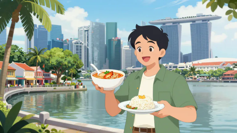Visual representation of "singaporean" - Of or relating to Singapore, a Southeast Asian city-state.