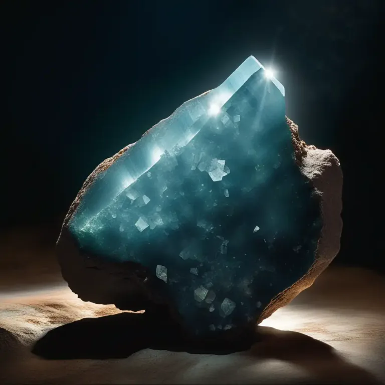 Visual representation of "spar" - A mineral, usually bright and shiny, that splits easily into pieces