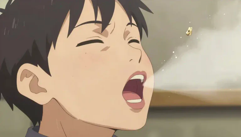 Visual representation of "spat" - Ejected from the mouth