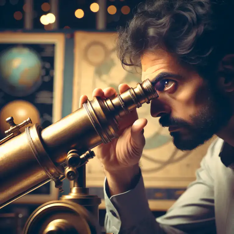 Visual representation of "ocular" - Lens in a telescope or microscope nearest to the eye.