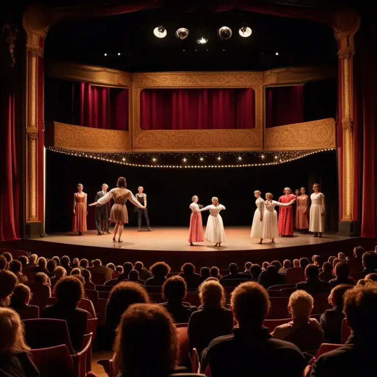 Visual representation of "repertory" - The performance of various plays, operas, or ballets by a company at regular short intervals