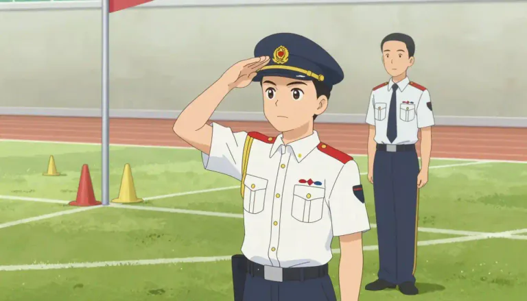 Visual representation of "cadet" - A young trainee in the police or armed forces