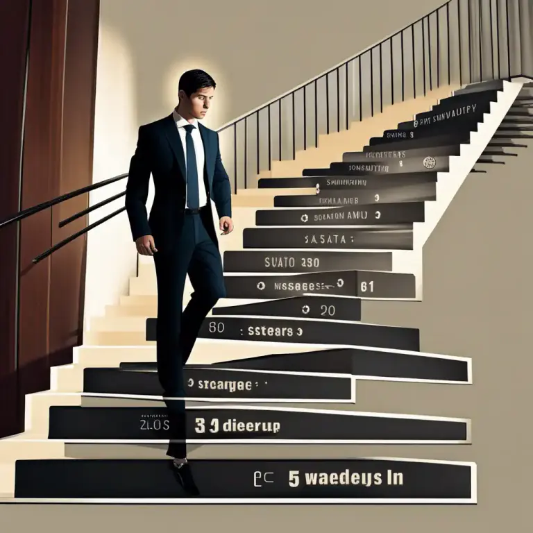 Visual representation of "ascent" - The act of moving or progressing to a higher level or position