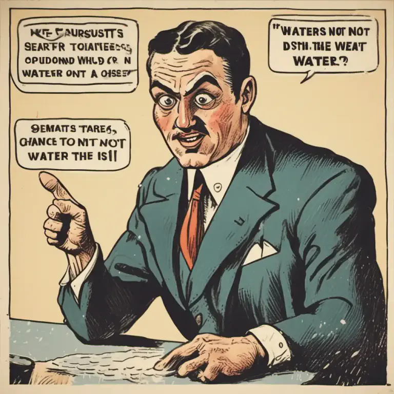 Visual representation of "nonsense" - An idea, statement, or belief that is silly or not true.