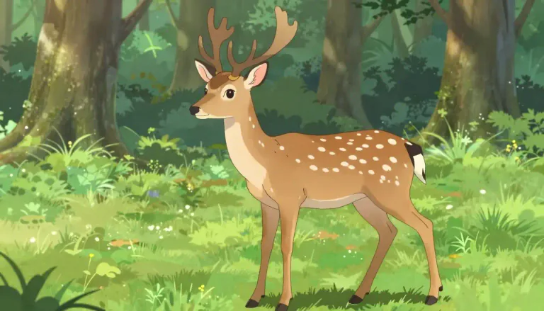 Visual representation of "sika" - A type of deer native to East Asia, known for its distinctive spotted coat and adaptability to different environments.