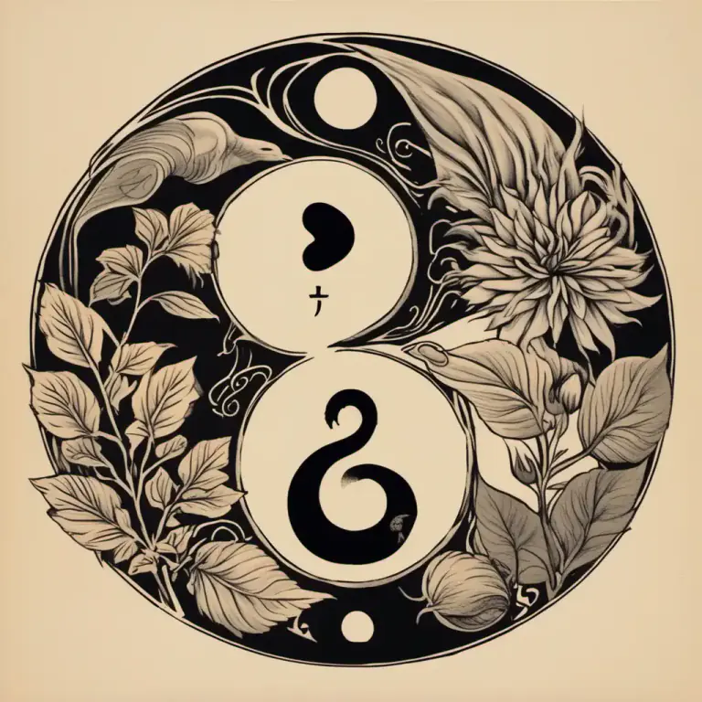 Visual representation of "yin" - The dark negative feminine principle in Chinese dualistic cosmology
