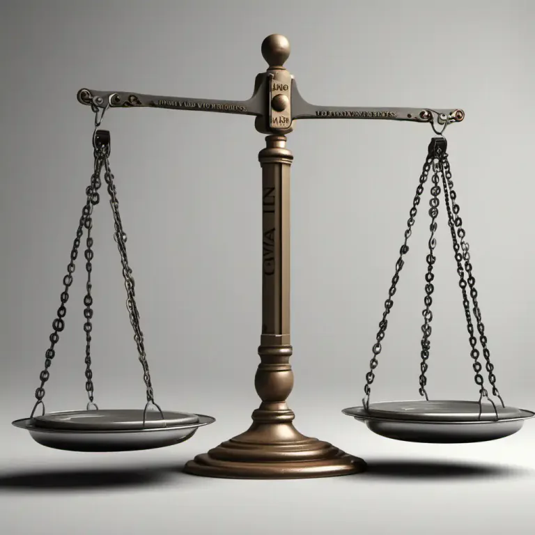 Visual representation of "redress the balance" - To correct or improve an unfair situation
