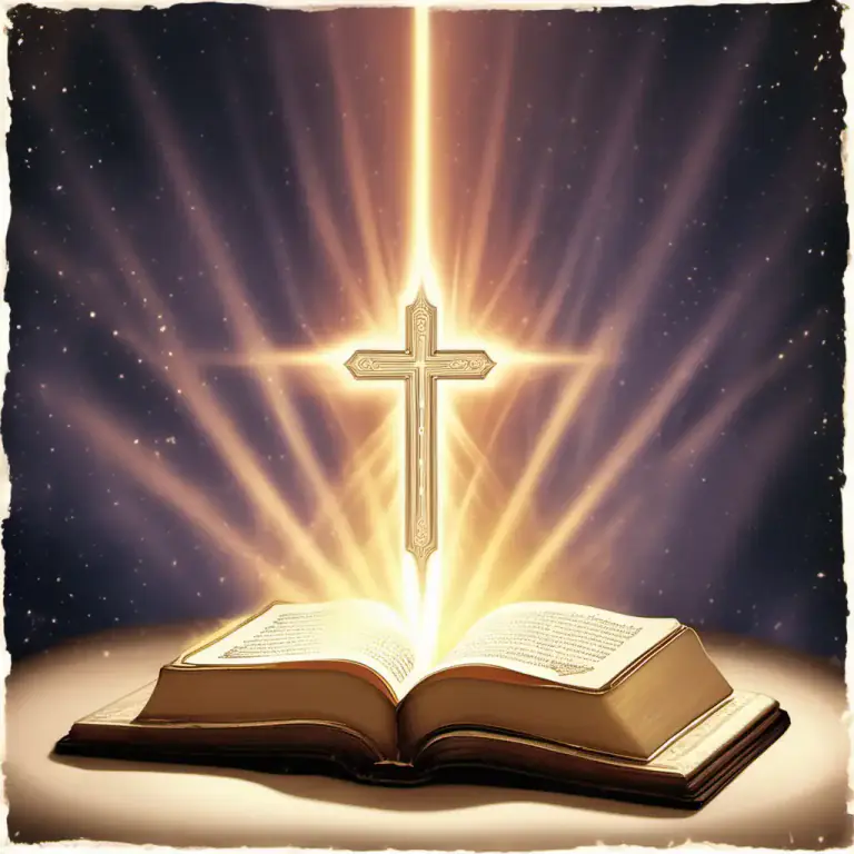 Visual representation of "prophecy" - A divine message or revelation