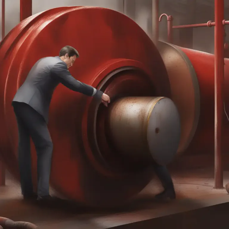 Visual representation of "a turn of the screw" - Increasing the pressure or intensity of something