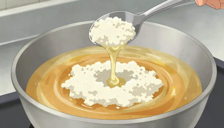 Visual representation of "maltodextrin" - A polysaccharide made from starch, commonly used in food products as a thickener or filler.