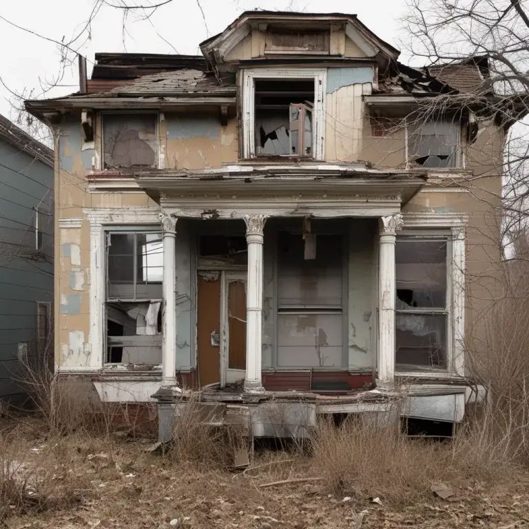 Visual representation of "flyblown" - Something that is old, worn-out, unattractive or in bad condition.
