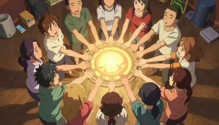 Visual representation of "collectivism" - A belief or system where the group or society is more important than individual people.