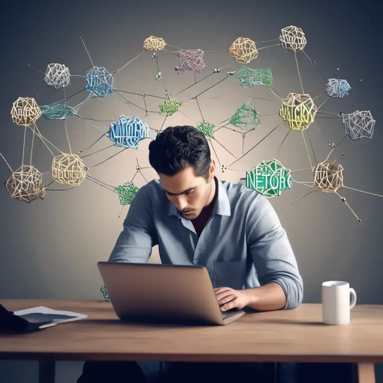 Visual representation of "ontology" - In computer science, a model for organizing data and showing relationships between different types of concepts.