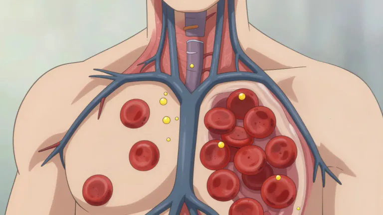 Visual representation of "cholesterol" - A compound found in most body tissues, including the blood and nerves.
