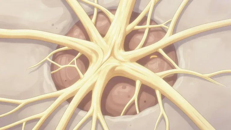 Visual representation of "plex" - A complex structure of interconnected parts, often used in anatomical or systems contexts.
