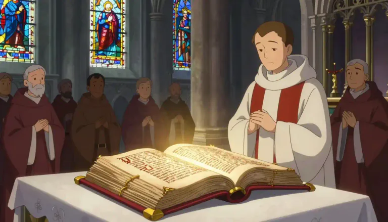Visual representation of "vulgate" - The Latin version of the Bible that was authorized by the Catholic Church.