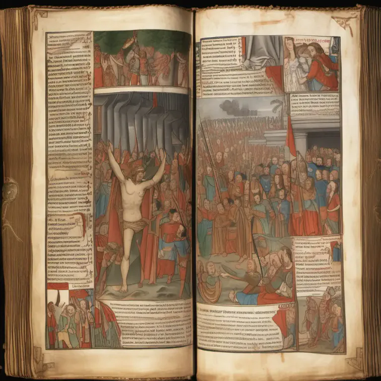 Visual representation of "the history books" - A record or documentation of past events