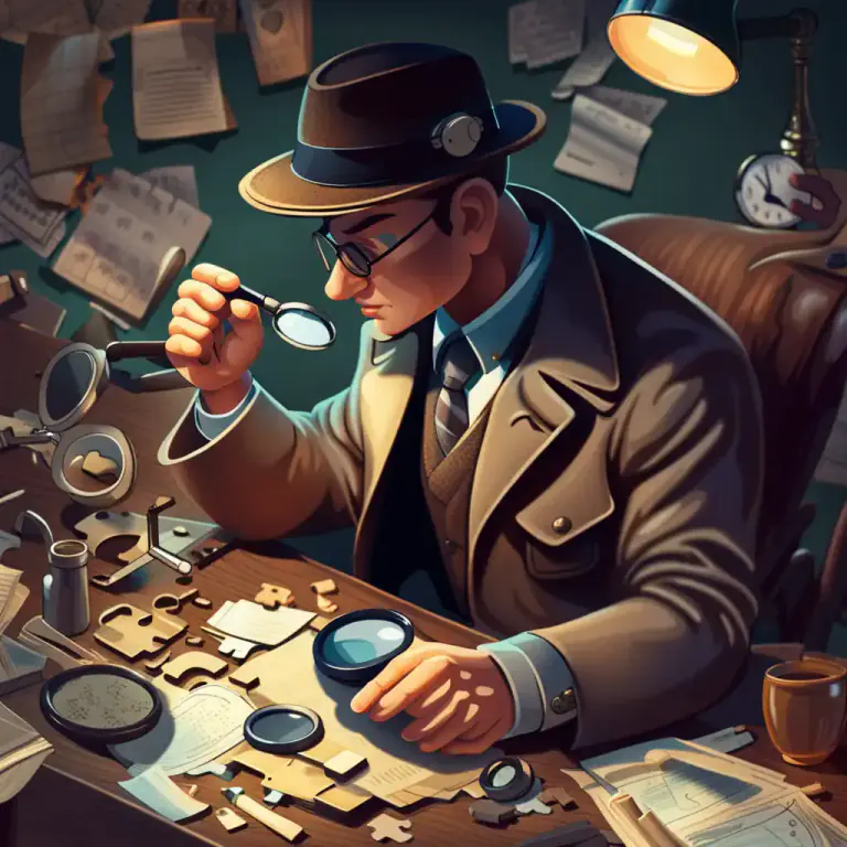 Visual representation of "unravel" - To discover the solution or answer to a problem or mystery