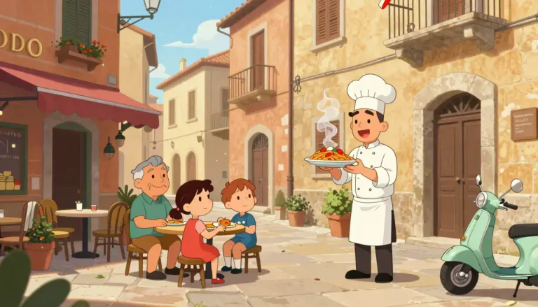 Visual representation of "italian" - Relating to Italy, its people, or their language.