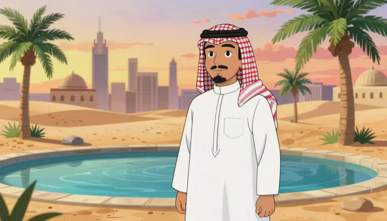 Visual representation of "saudi" - Something that is related to Saudi Arabia, its people, or its culture.