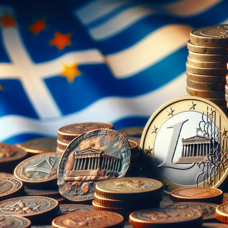 Visual representation of "drachma" - The basic unit of currency in Greece, before the introduction of the euro.