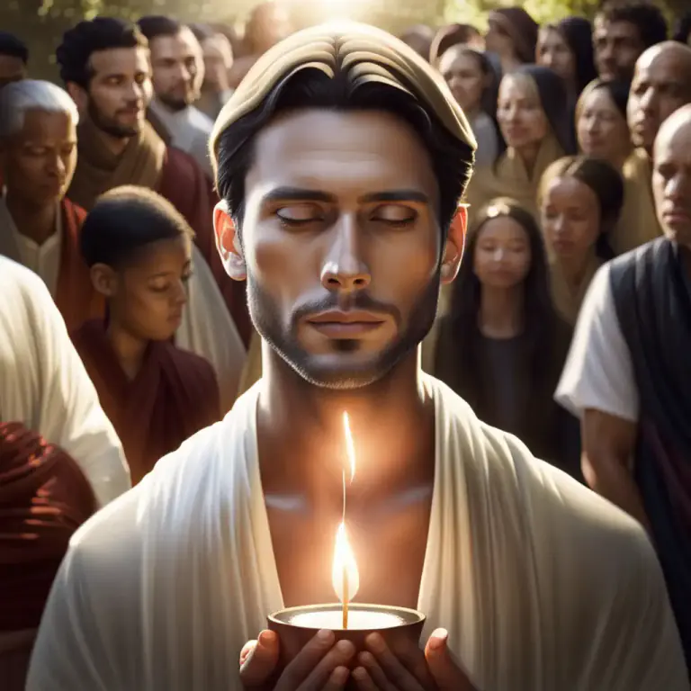 Visual representation of "guru" - a religious teacher and spiritual guide