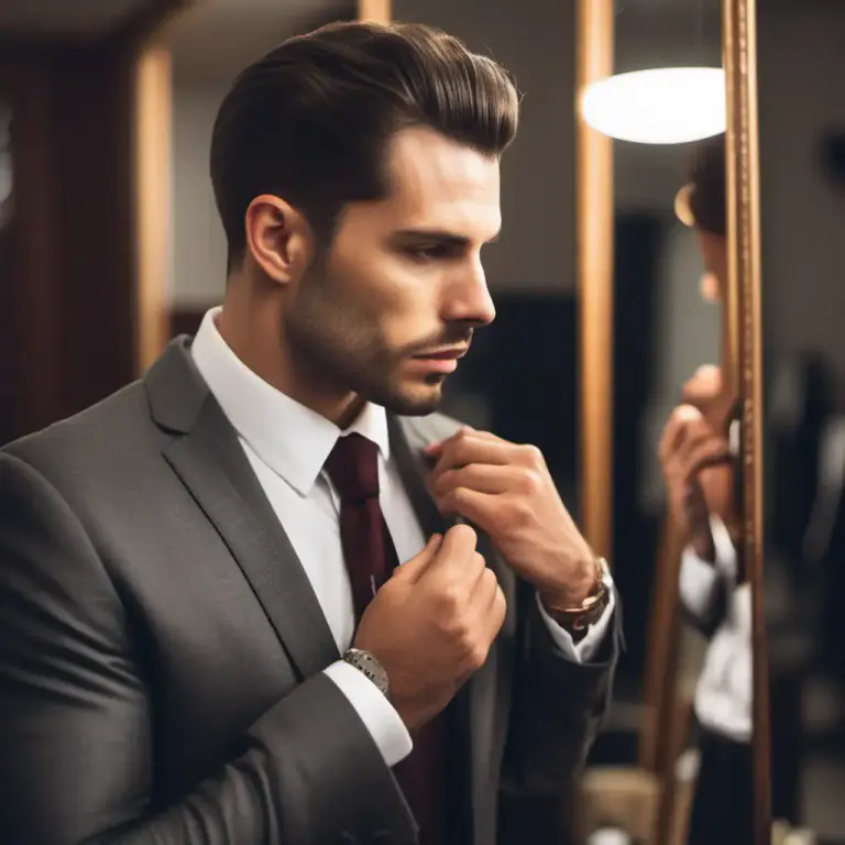 Visual representation of "dude" - A man who is very concerned about his dress and appearance.