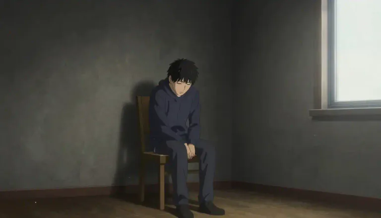 Visual representation of "cheerless" - Lacking joy, happiness or comfort