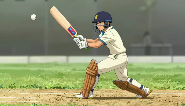 Visual representation of "batsman" - A person who bats in cricket.