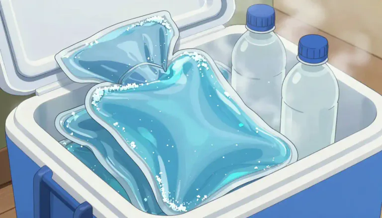 Visual representation of "icepack" - A package that contains ice or frozen gel, commonly used to keep food or drinks cold.