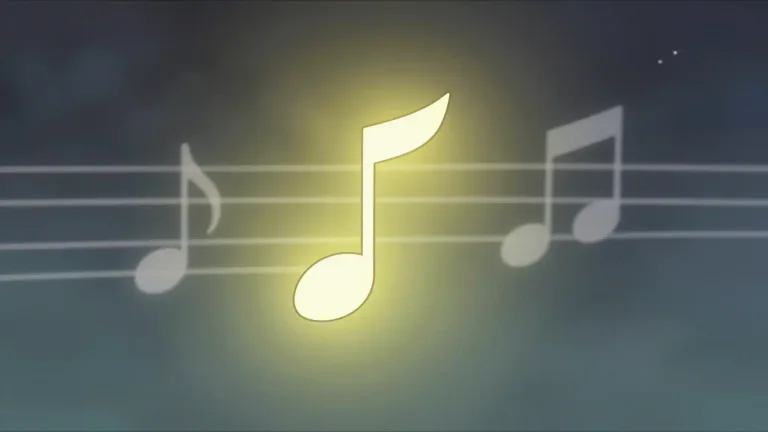 Visual representation of "crotchet" - A musical note that is played for one quarter of the length of a whole note.