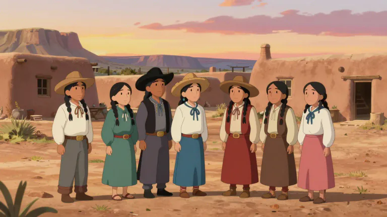 Visual representation of "zuni" - The Zuni are a Native American tribe located in the southwestern United States, particularly in New Mexico.