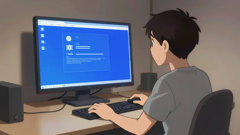 Visual representation of "bluescreen" - A bluescreen is an error screen displayed by Windows operating systems when a fatal system error occurs, causing the system to crash.