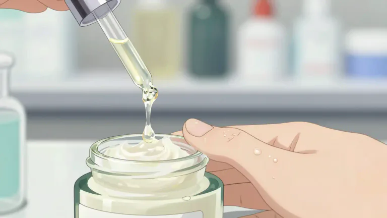 Visual representation of "glycerin" - A sweet, colorless, and viscous liquid used in food, cosmetics, and pharmaceuticals, known for its moisturizing and preservative qualities.